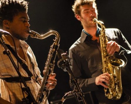 Image programmation NoSax NoClar + Laurent Dehors Trio > annulé & reporté