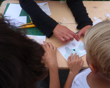 Image programmation Visite guidée en famille + atelier sérigraphie