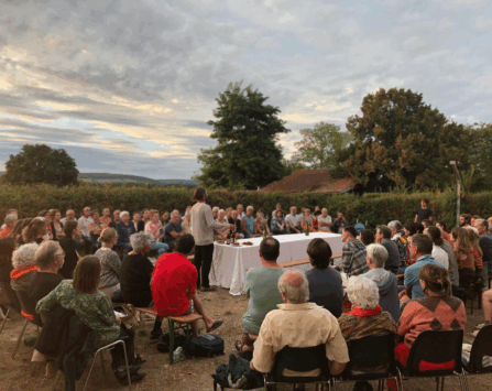 Image programmation La Peur à la table 》Cie l'Harmonie Communale